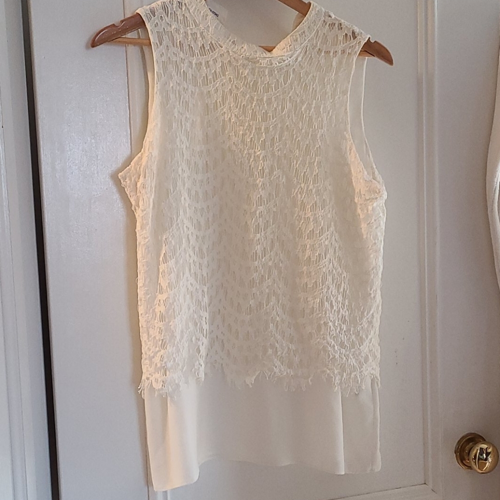 Off white top